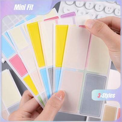 Oil-Resistant Morandi-Colored Label Stickers, Sealing Stickers, High-Value Name Stickers.