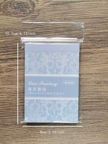 30pcs/Pack Black & White Lace Pattern Pet Decorative Stickers For Journal Planner Back To School - Lace - View 6