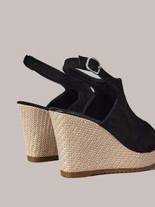 Styleloop Women Platforms & Wedge Sandals - Black - View 5