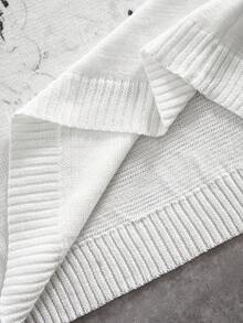 ROMWE MEN Men's Crew Neck Letter & Cross Graphic Casual Versatile Daily Wear Knit Short Sleeve Top - Multicolor - View 6