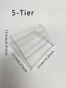 Multi-Functional Acrylic Display Stand For Toy Cars & Jewelry, Stackable Multi-Layer Showcase Organizer, Perfect Holiday Gift Ideas For Collectors - Clear - View 11