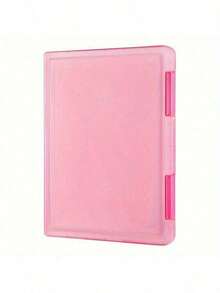 Caja de archivo de plástico transparente, caja de almacenamiento portátil y resistente al agua de varias capas, adecuada para oficina, escuela y uso doméstico - Almacenamiento de archivos de doble cara con etiquetas temáticas, caja de almacenamiento y organización - Multicolor - Ver 9