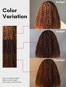 QUICK WEAR 9AM HAIR Wear Go Half Wig Water Wave Flexible Fit 3 In 1 Half Wig With Drawstring Natural Hairline Ombre Brown Wig Seamless Beginner Friendly Wear And Go Glueless Human Hair Wig Natural Hairline 180% Density 14-16 Bob Inch 18-28 Regular Inch Unprocessed Virgin Hair Fashion School Supplies Hair Stuff Gifts - S1B/33 - View 14