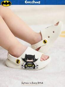 BATMAN X Cozy Pixies 1 Pair Cute Animal Pattern Breathable Non-Slip Outdoor Infant Sandals, Slip-On Baby Casual Shoes - Beige - View 2