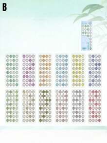 365-Day Daily Stickers, Journal And Notebook Background Decoration Stickers, Self-Adhesive Calendar - suit - View 14