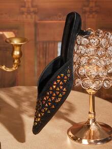 CUCCOO TILAWA Ladies, Spike Buckles, High Heels. - Black - View 3