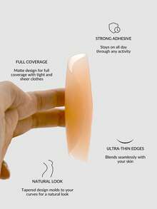 SHAPORA 5 Pairs Women's Adhesive Bras, Pink - Pink - View 4