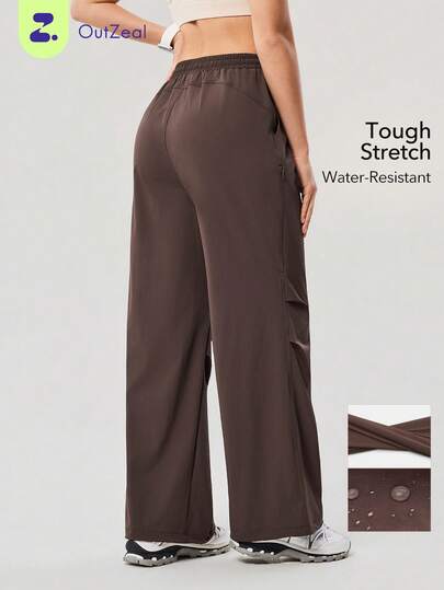 OutZeal 女士运动裤 健身徒步 防水弹力轻便运动裤