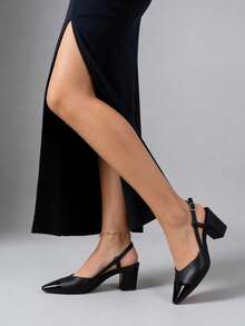 Women Pumps - Black - View 4