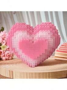 Đồ chơi xếp hình hình trái tim mới năm 2025, đồ chơi xếp hình trái tim tỏ tình, mô hình lắp ráp gấu bông cầm tay tỏ tình, quà tặng tỏ tình ngày Valentine, quà sinh nhật cho bạn gái, quà Giáng sinh bất ngờ. - Nhiều màu - Xem 9