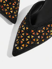 CUCCOO TILAWA Ladies, Spike Buckles, High Heels. - Black - View 6