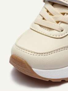 Cozy Pixies A Pair Of Spring And Summer Fashion Versatile Fun Cute Contrasting Colors Multi-Color Matching Boys Soft Bottom Flat Bottom Baby Sports Shoes College Style Outdoor Play Travel Vacation Basic Versatile - Beige - View 6