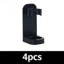 2/4 piezas Soporte para cepillo de dientes eléctrico, soporte de pared, estante de almacenamiento para el hogar, portacepillos de dientes, soporte para afeitadora - Multicolor - Ver 9