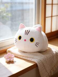 POKOJA LAND 可爱的长尾巴小猫毛绒玩具，逼真的小猫造型，棕色、白色、灰色、黑色可选。温暖的猫咪毛绒玩偶，送给朋友、孩子都非常可爱，是生日、情人节、复活节、儿童节和其他节日的完美礼物，也是派对礼物的理想选择。 - 彩色 - 查看 5