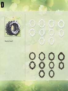 Floating Silhouette Butterfly Cutout Pearlescent Sticker Paper, High-End Retro Style Journal Sticker Pack - suit - View 15