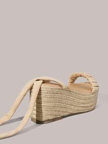Styleloop Women Platforms & Wedge Sandals - Apricot - View 5