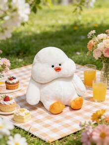 POKOJA LAND Muñeco de peluche de animalito lindo, cara grande, pequeño animal como conejo, pato, oso perezoso, husky o capibara, de tacto suave, adecuado para decoración del hogar, almohada y compañero de sueño, regalo perfecto para niños, regalo de cumpleaños, regalo festivo, regalo de fiesta, opción perfecta - Multicolor - Ver 7