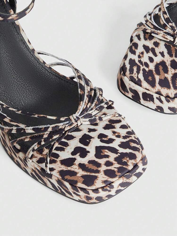 CUCCOO LuxiPop Women's Fashionable Waterproof Thick-Soled High Heel Sandals, Suitable For Summer, Vacation Outfits, Travel Essential, 2000's Style