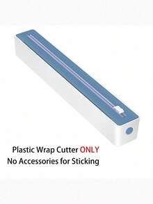 1pc 2-In-1 Kitchen Cling Film Dispenser With Cutter, Plastic Food Wrap Roll Holder - Multi-Functional Plastic Cutter For Cling Film, Baking Paper, And Foil - Essential Kitchen Organizer For Food Preservation And Storage - Multicolor - View 22