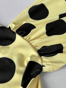 Maweii Women's Geometric Print Halter Casual Everyday Romper - Yellow - View 6