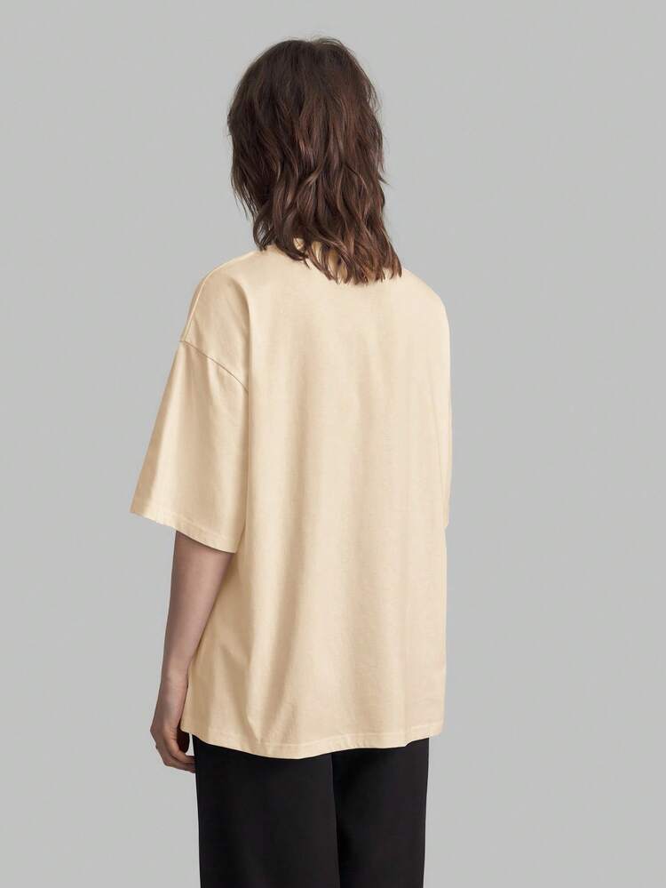 2026 Women's Plain Simple Casual Fitted T-Shirt, Loose T-Shirt, Business Casual, Vacation, Beach, Birthday Party, Teacher Uniform, Back To School, Office Wear,Summer Top