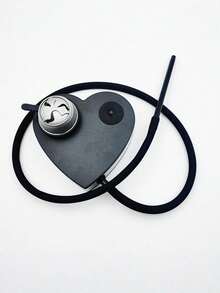 1pc Hookah Set, Including 1 Hookah Pipe, Acrylic Hookah Bottle, Silicone Bowl And Lid, Heart-Shaped Design, A Valentine'S Day Gift For Couples. - Multicolor - View 11