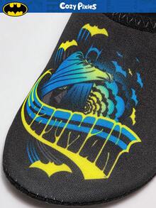 BATMAN X Cozy Pixies 1双可爱卡通图案透气软底水鞋，适合宝宝在泳池、户外、沙滩穿着 - 黑色 - 查看 5