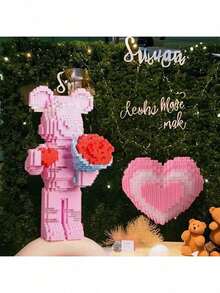 Đồ chơi xếp hình hình trái tim mới năm 2025, đồ chơi xếp hình trái tim tỏ tình, mô hình lắp ráp gấu bông cầm tay tỏ tình, quà tặng tỏ tình ngày Valentine, quà sinh nhật cho bạn gái, quà Giáng sinh bất ngờ. - Nhiều màu - Xem 11