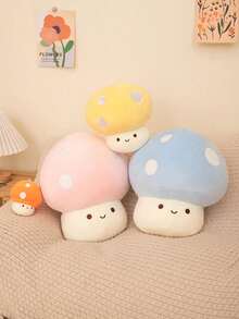 POKOJA LAND 蘑菇毛绒玩具，可爱迷你蘑菇挂件，仿真蘑菇造型，红蓝绿等7种颜色可选，柔软面料，房间装饰，儿童礼物，生日礼物、节日礼物首选，日常惊喜礼物。 - 彩色 - 查看 10