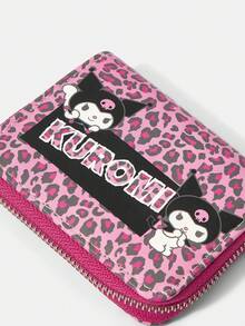 HELLO KITTY AND FRIENDS | SHEIN 1Pc Leopard Print Skull Rabbit Pattern Simple Style Zipper Coin Purse, Suitable For Women. - Multicolor 6 - View 3