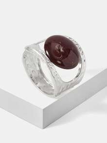 MOTF PREMIUM 银色哑光金色树脂手镯 - 銀色 - 查看 4