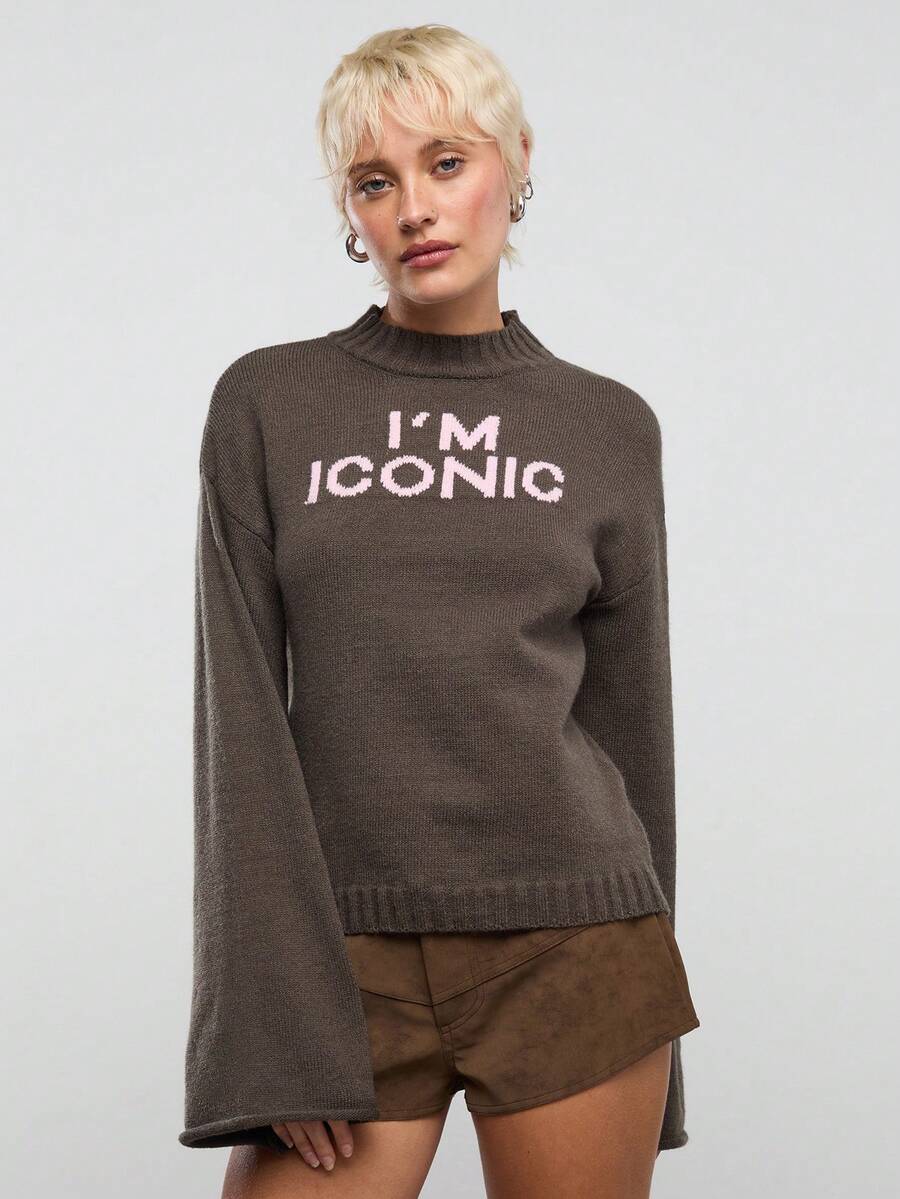 COUREZ Suéteres para mujer - Verde militar - Ver 1