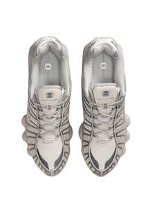 Nike Shox TL Men's Sneakers Grey AV3595-104 - Orewood Brown/Cave Stone/College Grey/Silver Metallic - View 2