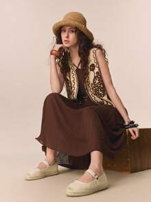 Styleloop Bohemian Style Holiday Style Leisure, Mary Jane Straw Rope Shoes, Bohemian Style, Travel Essentials, Summer Wear, Holiday Atmosphere - Mary Jane Beige - View 3