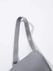 SHEIN 1pc Women's Underwire Bra - Grey - View 5