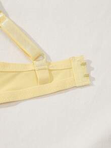 1件圣诞节女士钢圈文胸 - 黃色 - 查看 7