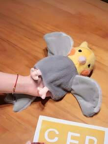 POKOJA LAND Cute Parrot Hand Puppet, Fun Plush Parrot Toy, Flying Animal Hand Puppet, Gray Green Yellow Blue Multi-Color Bird Suitable For Preschool Storytelling And Teaching, Suitable For Interactive Entertainment Perfect Birthday Holiday Gift For Children - Multicolor - View 10