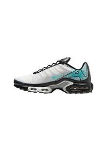 Nike Air Max Plus Men's Casual Athletic Shoes Classic Retro Comfortable School Office Shopping Black HV6225-100 - Summit White/Black/Iron Grey/Aurora Green - Übersicht 4