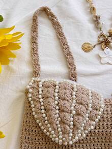 Soleia Nuovo set da 2 pezzi con bustier a forma di conchiglia e gonna a balze, vita bassa, stile bohémien, boho, adatto per vacanze e autunno, abbigliamento vintage per donna - Cachi - Visualizzare 4