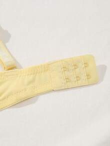 1件圣诞节女士钢圈文胸 - 黃色 - 查看 6