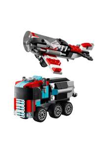 LEGO Creator 3-In-1 Flatbed Truck With Helicopter Kids 7Years+ 31146 - Multicolor - View 5