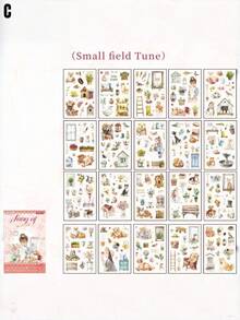 Colorful Cute Pets Journal Sticker Book - Journal Stickers And Sticker Notebook Materials - suit - View 11