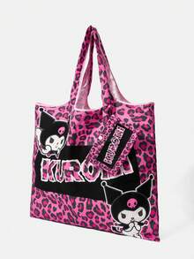 HELLO KITTY AND FRIENDS | SHEIN 1 件装，豹纹骷髅头婴儿背心包，可折叠手提包，女款。 - 多色11 - 查看 2