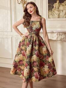 Vintamour Đầm chữ A cổ thuyền không tay, chất liệu jacquard, kiểu dáng cổ điển thanh lịch, có túi, thích hợp cho các bữa tiệc mùa hè, trang phục mùa hè cho nữ, trang phục mùa xuân cho nữ, váy mùa xuân cho nữ, quần áo mùa xuân cho nữ, trang phục nghỉ xuân cho nữ, quần áo mùa xuân cho nữ, đầm thanh lịch cho nữ dự tiệc, đầm dự tiệc thanh lịch cho nữ, đầm dự đám cưới cho nữ, đầm tốt nghiệp, đầm dự lễ thanh lịch, đầm thanh lịch cho nữ, đầm dạ hội. - Nhiều màu - Xem 8