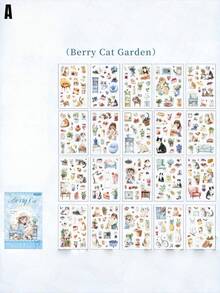 Colorful Cute Pets Journal Sticker Book - Journal Stickers And Sticker Notebook Materials - suit - View 14