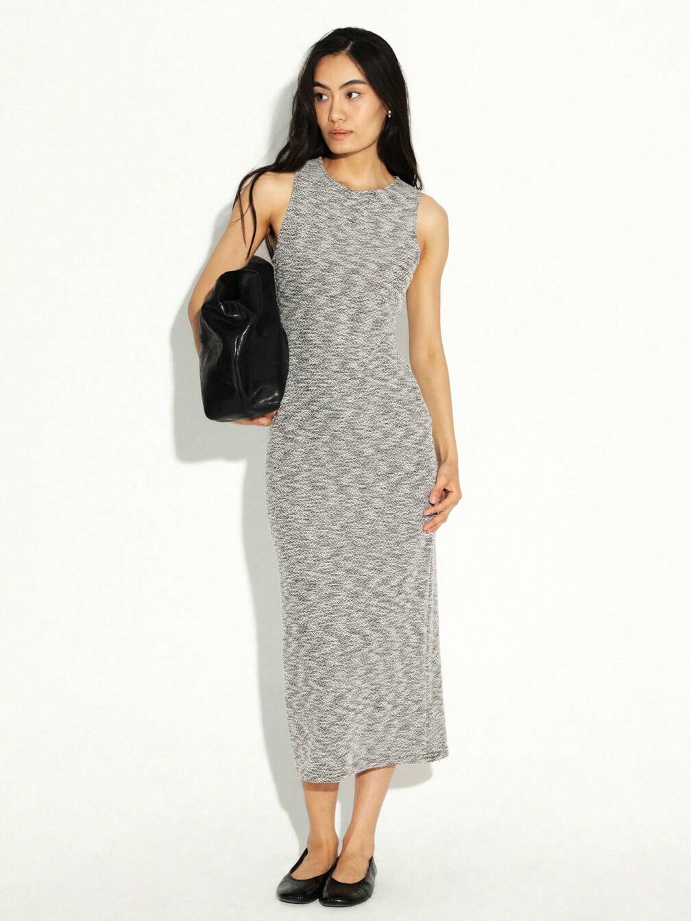 heather grey bodycon dress Heather Grey Pearl Off Shoulder Bodycon Dress