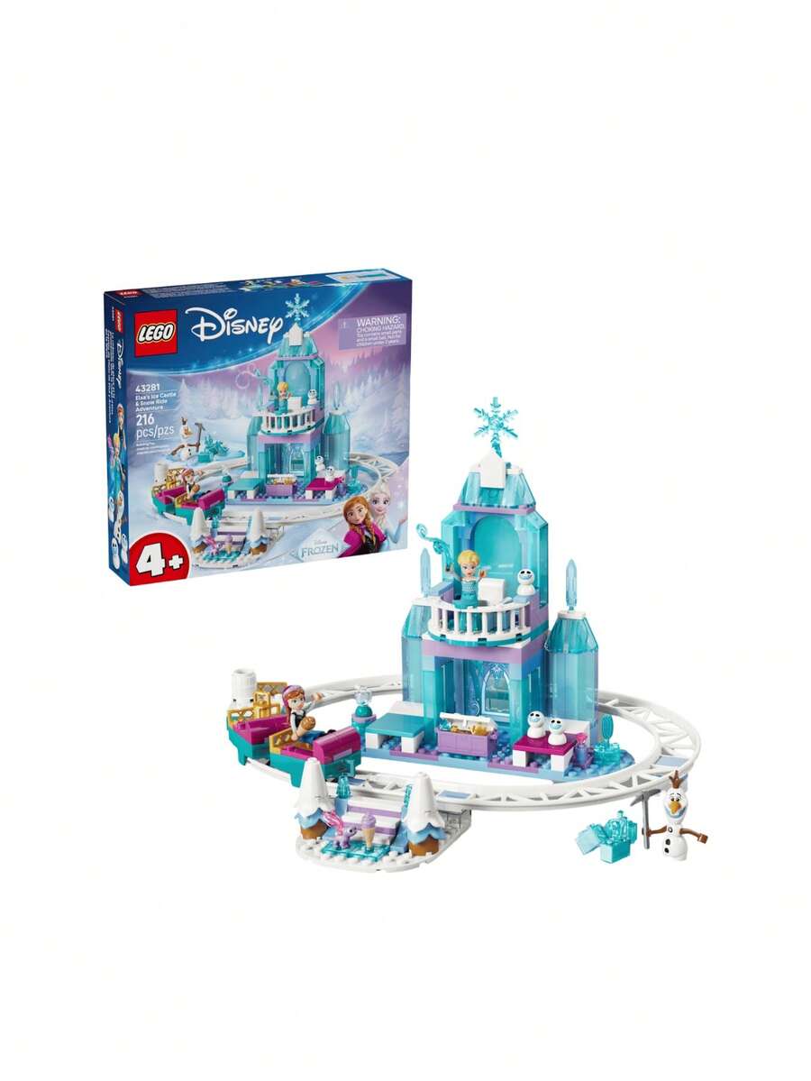 LEGO Disney™ Elsa's Ice Castle & Snow Ride Adventure Kids 4Years+ 43281 - Multicolor - View 1