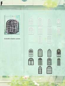 Floating Silhouette Butterfly Cutout Pearlescent Sticker Paper, High-End Retro Style Journal Sticker Pack - suit - View 16