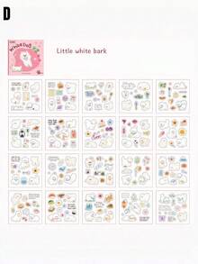 Plush Self-Healing Stickers, Pet Journal Sticker Book, Sticker Book, Cute Sticker Booklet. - suit - View 14