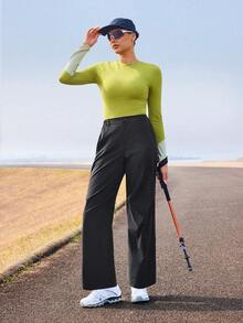 OutZeal 女士户外裤 黑色 健身骑行 速干吸湿徒步裤 - 黑色 - 查看 8